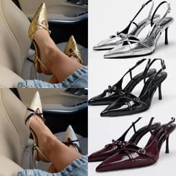 Zara Kitten Pencil Shoes
